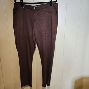 Brown Straight Leg Pants